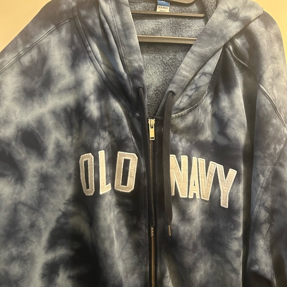 Plus Size- Old Navy Blue Tie-Dye Hoodie. Size 4X - Picture 2 of 5